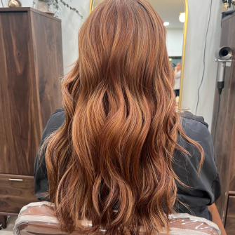 Red Highlighted Hair