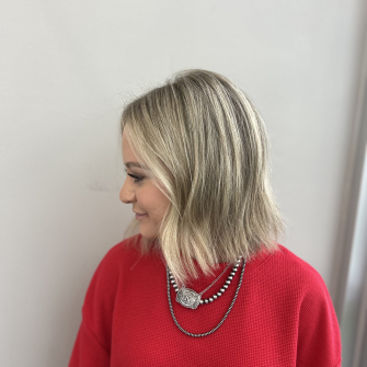 Short textured bob