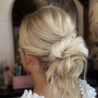 Soft Bun Wedding Hair by Rylie