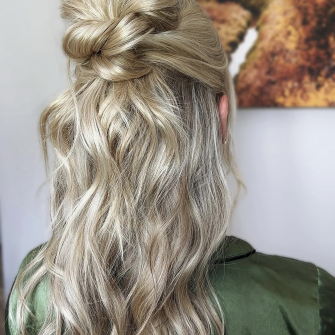 Half Up Formal Hair by Rylie