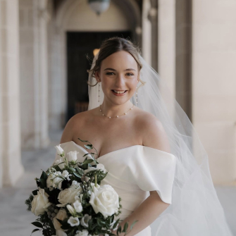 Styled wedding Hair by Carter