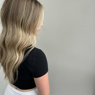 Ashy blonde long hair 