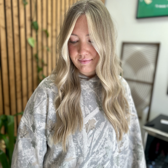 Light ashy blond hair