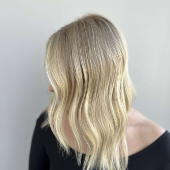 Wavy Blond hair 