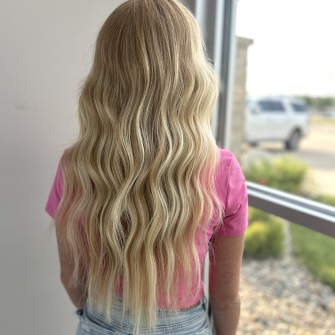 Bright Platinum Blond Hair 