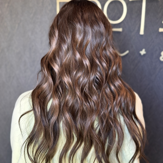 Long Hair Cut and styled by Emma