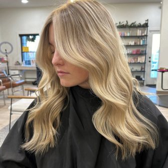 Blonde hair by shay