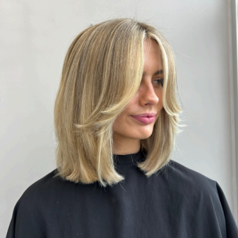 Short Blonde bob by Shay