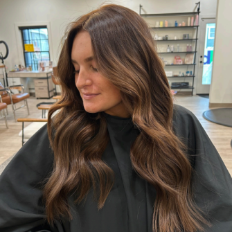 long brown hair by shay