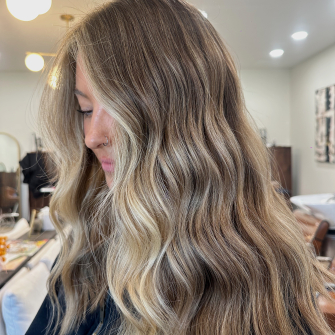 Longer Styled Blonde Hair by Jaycee