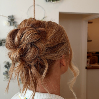 Wedding Bun Up-Do Styled by Jaycee